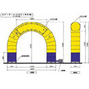 エアアーチ3m(半円)